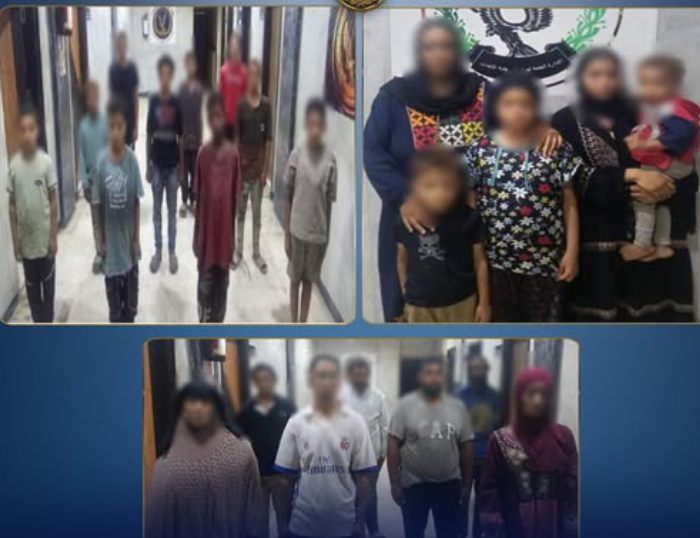 الداخلية تضبط 9 متهمين لاستغلال 13 طفلًا في التسول وبيع السلع بالإلحاح في الجيزة
